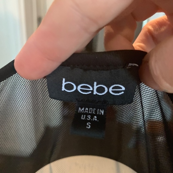 Bebe body hugging‎ top. Worn once - Picture 2 of 5
